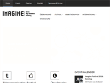 Tablet Screenshot of imaginefestival.ch