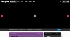 Desktop Screenshot of imaginefestival.net